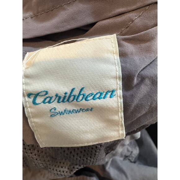 Men's Caribbean Swimwear Grey Trunks.  Size XL. - Picture 9 of 11